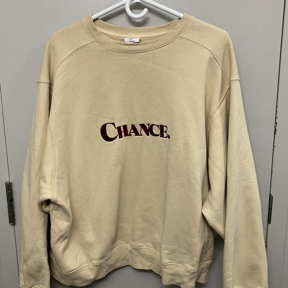 CHANCECHANCE Original Korean Cotton Beige Sweater